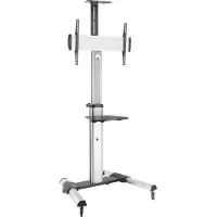 InLine Chariot de télévision , réglable en hauteur, pour téléviseur à LED de 94 à 178 cm (37 à 70), max. 50 kg