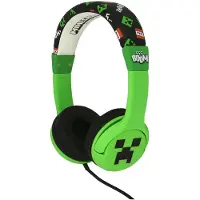 OTL TECHNOLOGIES Minecraft- kinderkoptelefoon met volumebegrenzing - verstelbaar - comfortabel