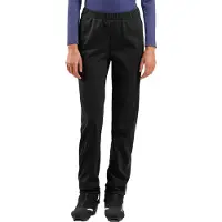 Odlo - Langlaufkleding - Essential Warm Pants Regular W Black voor Dames van Gerecycled Polyester - Maat S - Zwart
