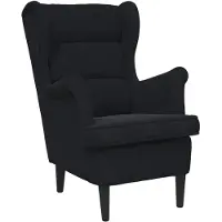 vidaXL Fauteuil Zwart Fluweel