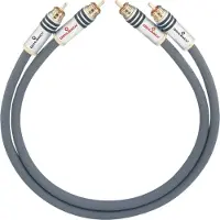 OEHLBACH Cinch Audio Kabel [2x Cinch-stekker - 2x Cinch-stekker] 3.50 m Antraciet Vergulde steekcontacten