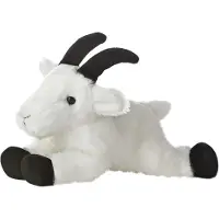Aurora Knuffel Mini Flopsie Geit wit 20.5 cm