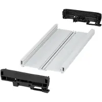 Phoenix Contact UM-PRO-KIT-B108-L250-7035 1310953 Profielbehuizing 253.8 x 142.3 x 39.45 PA Grijs-wit (RAL 7035), Zwart (RAL 9005) 1 stuk(s)