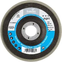 Lukas-Erzett A671712580014 Polijstschijf P6PT Ø 125 mm ultra fijn korrel 800 voor haakse slijper schuin siliciumcarbide Diameter 125 mm