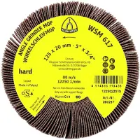 Klingspor WSM 617 Schleifmoprad 125 x 20 mm Korn 80 - für Stahl, Edelstahl, Farbe, Kunststoff und Ho