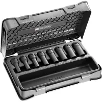 Facom NSTXL.J8APB Dopsleuteladapterset 1/2 (12,5 mm) 8-delig