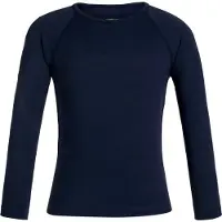 Icebreaker Ondershirt Kids 200 Oasis Crewe Midnight Navy-Maat 164