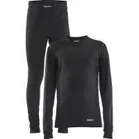 Craft Baselayer Set Thermoset Kinderen Black 122-128