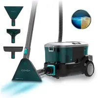 Cecotec Conga CarpetClean 10000 EasyHome, 800 W, Cilindervormig, geschikt voor zowel droog- als natzuigen, zonder zak, 3 liter inhoud, HEPA-filter