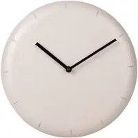 Sensahome Wandklok Dakar - Japandi Stijl Ronde Klok - Minimalistisch Betonlook - Ø30cm - Beige