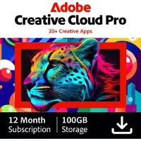 Adobe Creative Cloud Pro - 100GB - 1 year / 1 device - PC/MAC *DOWNLOAD*