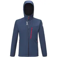 Millet Seneca Shield Hoodie softshelljas voor heren, blauw