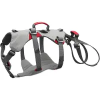 Ruffwear - Doubleback Harness - Hondentuig M, cloudburst gray
