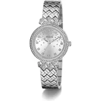GUESS Analoog horloge 'Enchantment' zilver