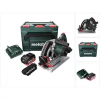 Metabo KT 18 LTX 66 BL accu invalcirkelzaag 18 V 165 mm + 1x accu 5,5 Ah + lader + metaBOX