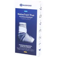 MalleoTrain Bauerfeind Plus Actieve enkelbandage maat 3 links titaan 1 St Verband(en)