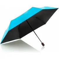 Knirps U.200 Ultra Light Duomatic Paraplu UV Protection turquoise with black coating