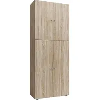 VCM LonaXXL schoenenkast 4 deuren eik decor.