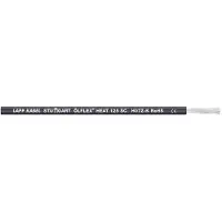 Lapp 1238001/100 Draad ÖLFLEX HEAT 125 SC 1 x 6 mm² Zwart 100 m