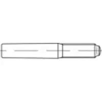 Toolcraft 144663 Conische pen (Ø x l) 13 mm x 75 mm Staal 10 stuk(s)