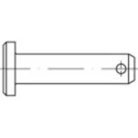 Toolcraft 135899 Bouten (Ø x l) 10 mm x 70 mm Staal Galvanisch verzinkt 10 stuk(s)