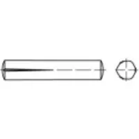 Toolcraft 136166 Conische kerfpaspen (Ø x l) 10 mm x 36 mm Staal 25 stuk(s)