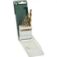 Bosch Powertools - 6-delige metaalboorset HSS-TiN, DIN 338 2,0; 3,0; 4,0; 5,0; 6,0; 8,0 mm