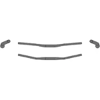 Ergotec stuur riser 30 sl6+ 31,8 800mm zwart