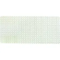 Overig Msv Antislipmat Quadro - Wit - 36x76cm