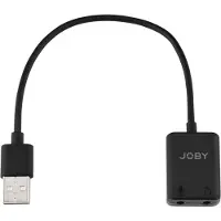 Joby USB-A to 3.5mm Mic and Headphone adapter (JB01735-0WW)