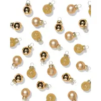 HEMA Kerstballen set 3.2cm glas mini goud - 36 stuks (goud)