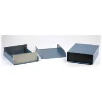 Hammond Electronics 1458D3 Instrumentbehuizing 203 x 203 x 76.2 Aluminium Zwart 1 stuk(s)