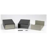 Hammond Electronics 1454F Instrumentbehuizing 152 x 102 x 76 Staal Grijs, Zwart 1 stuk(s)