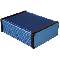Hammond Electronics 1455Q1601BU Universele behuizing 160 x 125 x 51.5 Aluminium Blauw 1 stuk(s)