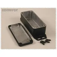 Hammond Electronics 1590WAFBK Universele behuizing 92.5 x 38.5 x 31 Aluminium Zwart 1 stuk(s)
