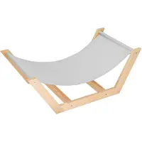 Springos Dierenbed - Hondenligstoel - Houten - Kat - Hond - 70x40 cm - 120 KG