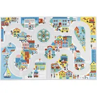 Janod Speelkleed - - Stads Circuit - Antislip - 120 x 78 cm - Voor kinderen vanaf 2 jaar