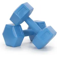 Springos Dumbbell Set - 2,5 KG - Blauw - Oefengewichten