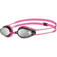 Arena Zwembril Unisex Tracks White/Smoke/Fuchsia