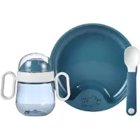 Mepal Babyservies mio 3-delig blauw blauw Kunststof Kinderservies