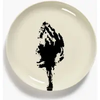 Serax - Ottolenghi Feast - Bord S - Wit/Zwart - 19 Ø - 2 stuks