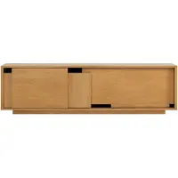 Design House Stockholm Layer Dressoir 180x38 Cm Eiken - Dressoirs en buffetkasten Eikenfineer Oak - 3539-8400