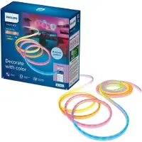 Philips Smart Lighting - Neon Flex - Buigbare LED strip - Lengte: 10m - RGBIC - Gekleurd en instelbaar wit licht - Muzieksynchronisatie - Werkt met de WiZ app - Wifi