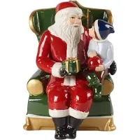 Villeroy & Boch Christmas Toys Kerstman in fauteuil Rood