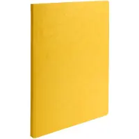 Exacompta Map met gerilde rug in glanskarton 400g/m2 - 24x32cm - Geel - 11506H