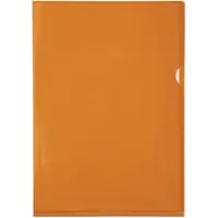 Exacompta L-map voor ft A4, uit gladde PVC, pak van 100 stuks, oranje