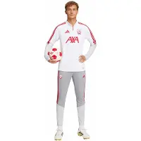 Adidas Liverpool Europees Trainingstrui 1/4-Zip 2026-2027 Wit Rood Grijs