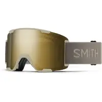 Smith - Skibrillen - Stash XL Chalk / Chromapop Sun Black Gold Mirror +ChromaPop Storm Blue Sensor Mirror voor Unisex van Siliconen - Beige