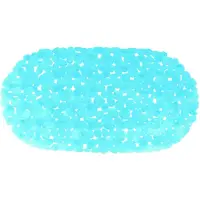 Overig Msv Antislipmat Galets - Licht Blauw - 39x99cm