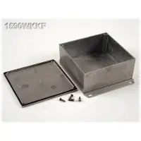 Hammond Electronics 1590WKKF Universele behuizing 125 x 125 x 57 Aluminium Natuur 1 stuk(s)